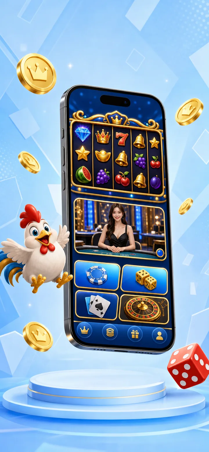 Mu88 mobile app on iPhone showing slot games and live casino